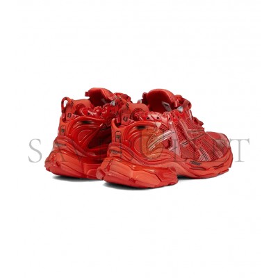 BALENCIAGA RUNNER LOW TOP SNEAKERS RED 677403W3RB16000