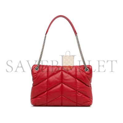 YSL PUFFER MEDIUM CHAIN BAG IN QUILTED LAMBSKIN 5774751EL006805 (35*23*13.5cm)