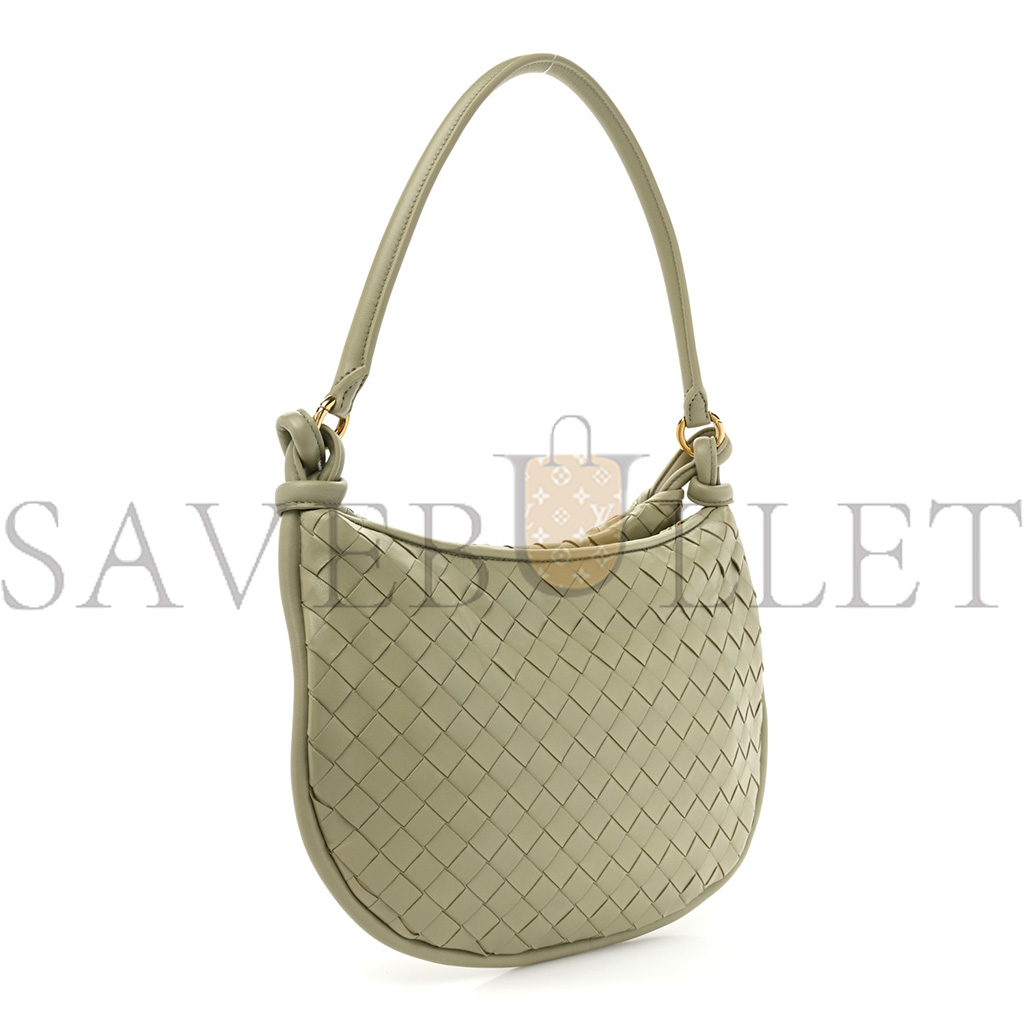 BOTTEGA VENETA NAPPA INTRECCIATO MEDIUM GEMELLI TRAVERTINE (41*32*3cm)