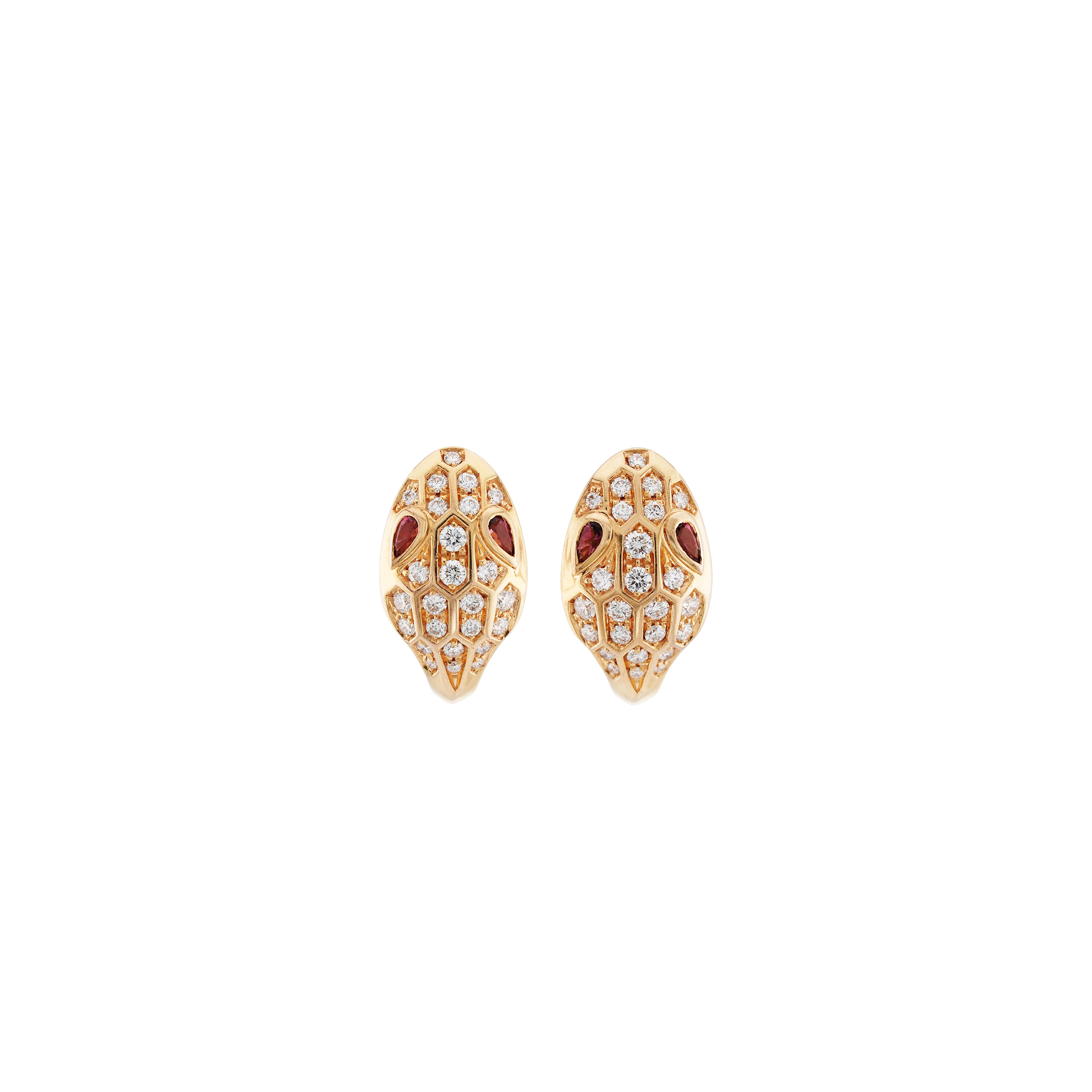 BVLGARI SERPENTI DIAMOND EARRINGS 380165