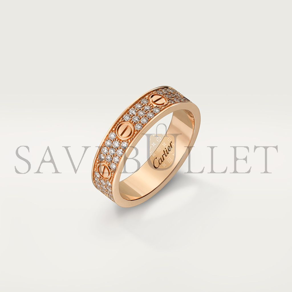 CARTIER  LOVE WEDDING BAND, DIAMOND-PAVED B4085800