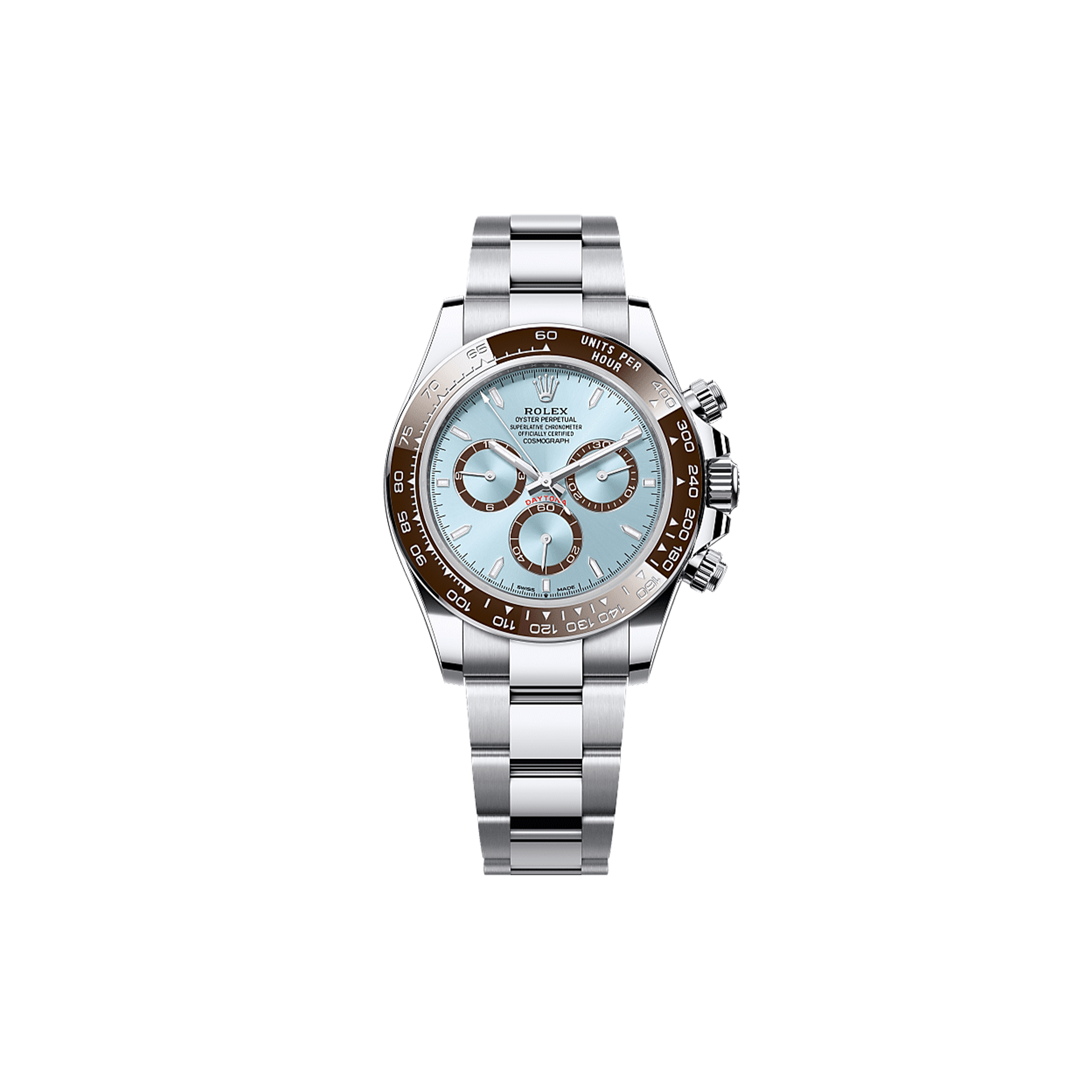 ROLEX COSMOGRAPH DAYTONA OYSTER, 40 MM, PLATINUM WATCH 126506