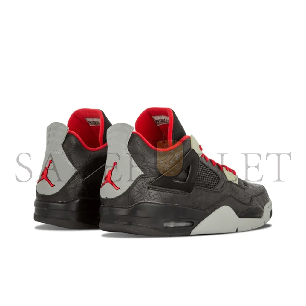 NIKE JORDAN 4 RETRO BLACK LASER 312255-061