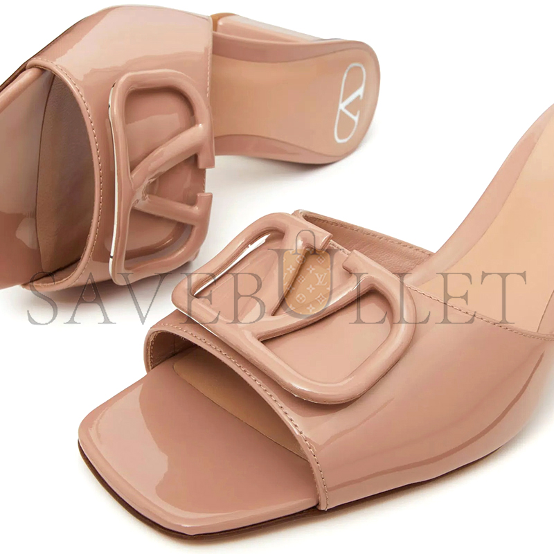 VALENTINO VLOGO SIGNATURE PATENT LEATHER SLIDE SANDAL 60MM 6W2S0HA6TMK_GF9 VALENTINO VLOGO SIGNATURE PATENT LEATHER SLIDE SANDAL 60MM 6W2S0HA6TMK_GF9