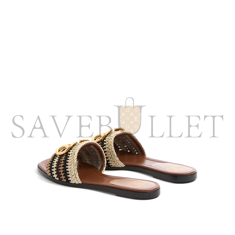 VALENTINO VLOGO SIGNATURE SLIDE SANDAL WITH CROCHET EMBROIDERY 6W2S0BD5AGX_QRX VALENTINO VLOGO SIGNATURE SLIDE SANDAL WITH CROCHET EMBROIDERY 6W2S0BD5AGX_QRX