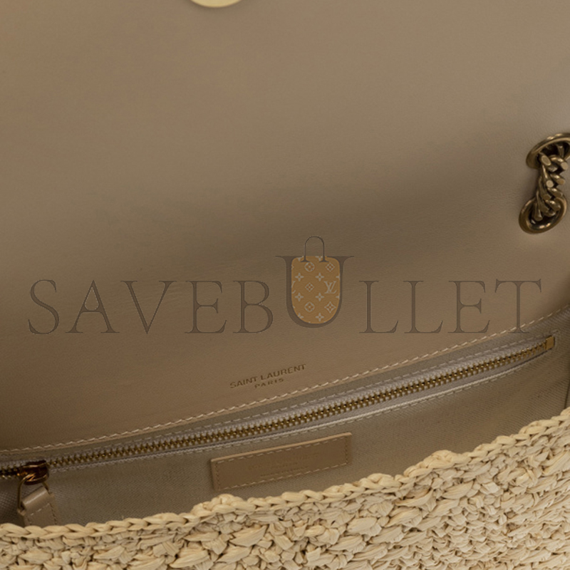 YSL JAMIE MEDIUM IN RAFFIA 515821GAAAT2087 (25*15*7.5cm)