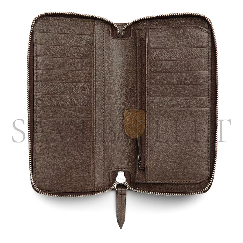 GUCCI BI-COLOR ZIP AROUND WALLET ‎822051FACQC9773 (10*20*2.5cm)