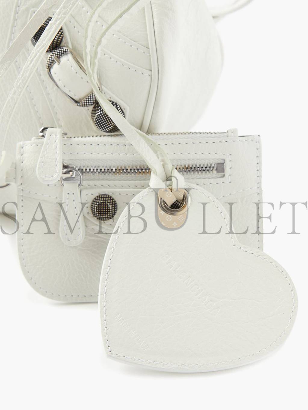 BALENCIAGA WHITE CAGOLE S LEATHER SHOULDER BAG  MATCHESFASHION US (25*17.7*6cm)