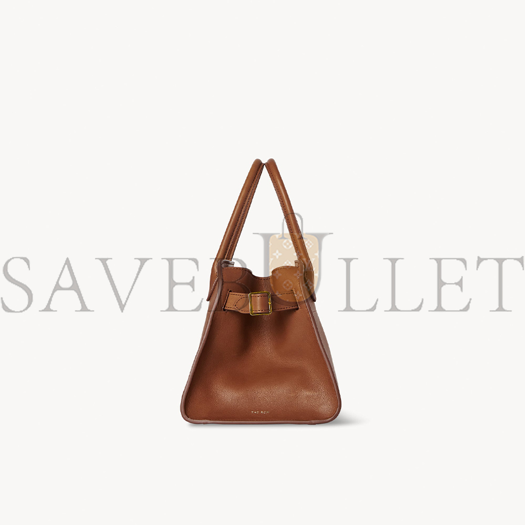 THE ROW SOFT MARGAUX 10 BAG IN LEATHER CUIR W1190L72CUSHG (25*18*19cm)