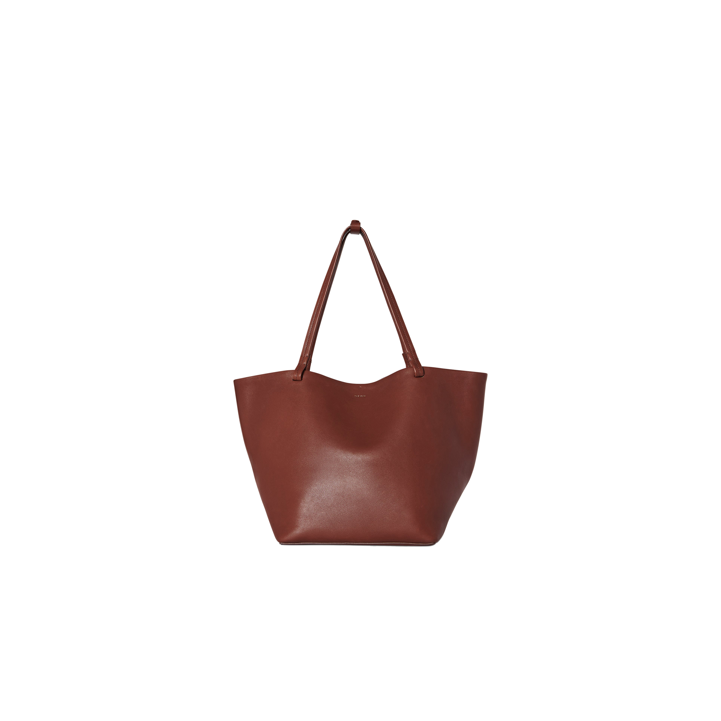 THE ROW PARK TOTE THREE BAG IN LEATHER COGNAC W1272L72CGSG (48*30*25cm)