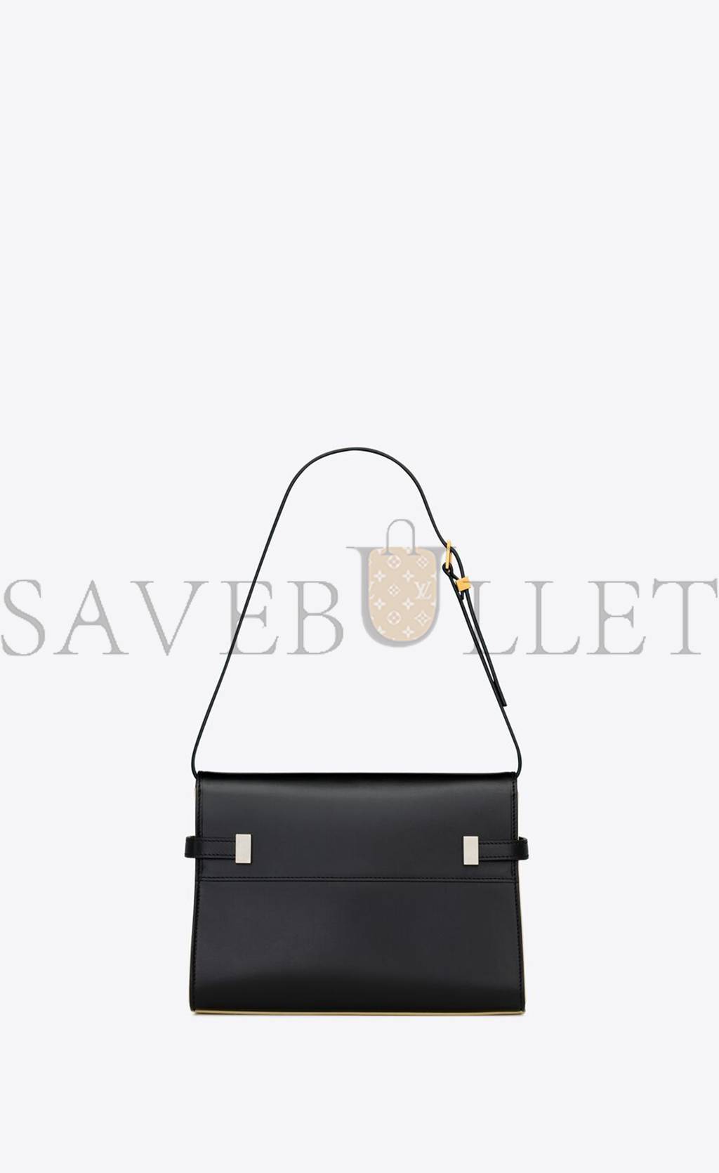 YSL MANHATTAN SMALL SHOULDER BAG IN BOX SAINT LAURENT LEATHER 67562616C7W1089 (24*17.5*6cm)