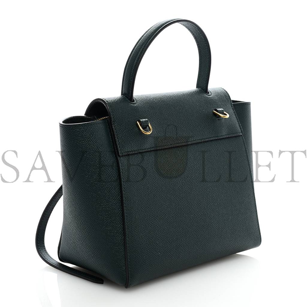 CELINE GRAINED CALFSKIN NANO BELT BAG AMAZONE (20*19*11cm)